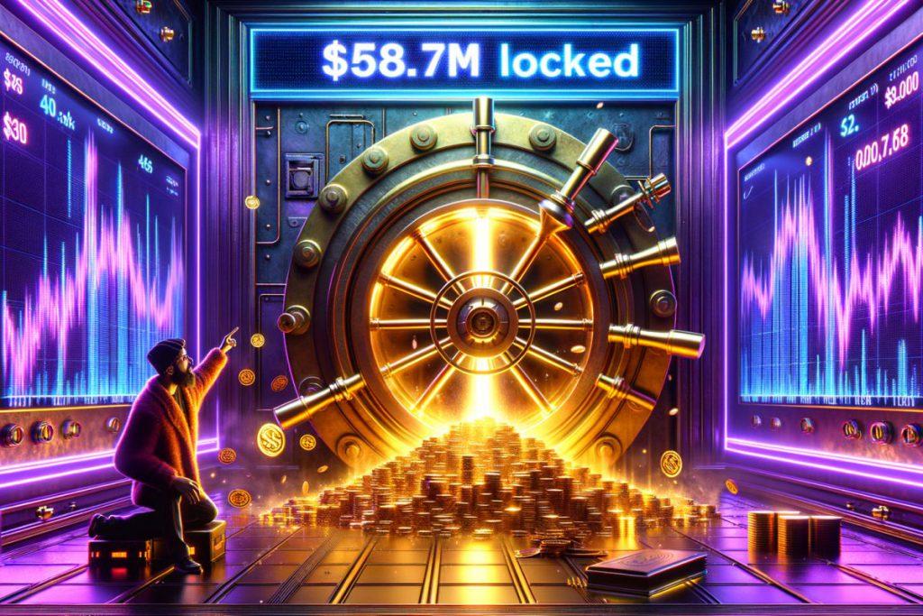 SHIB 58.7 million locked