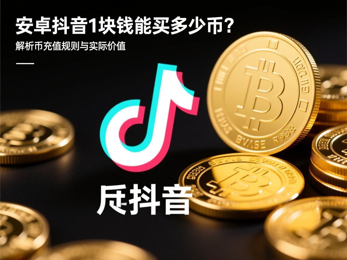 安卓抖音1块钱能买多少币?解析抖音币充值规则与实际价值